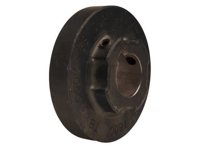 TB WOOD'S 6J118 Sure-Flex Sleeve Coupling Flange, 6J, Bore 1-1/8'