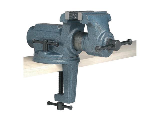 Photos - Other Power Tools WILTON CBV-100 4' Light Duty Portable Vise with Clamp-on, Swivel Base 