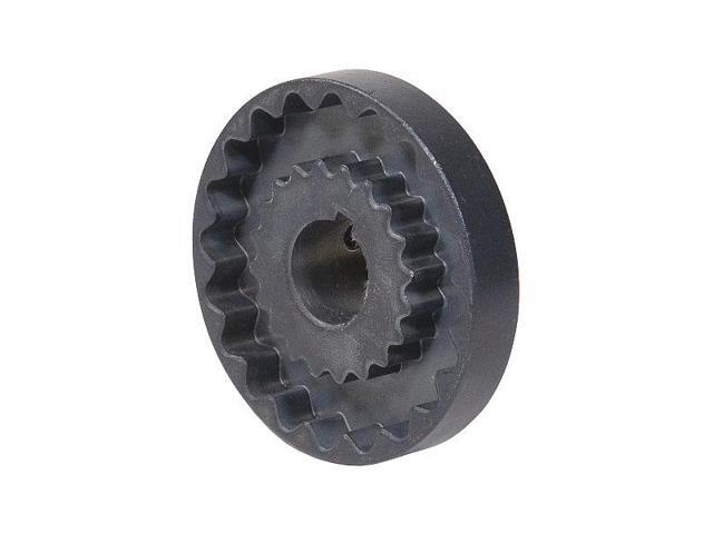 TB WOOD'S 4J34 Sure-Flex Sleeve Coupling Flange, 4J, Bore 3/4'