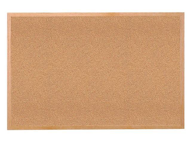 GHENT 1418-1 Cork Bulletin Board, Natural, Indoors