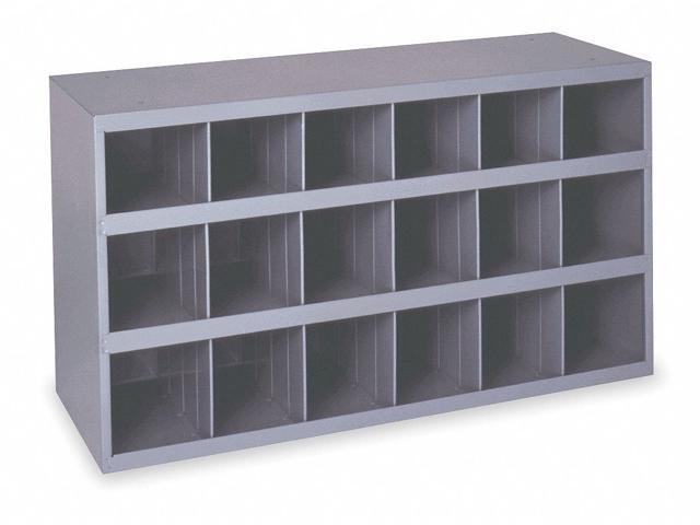 DURHAM MFG 354-95 Prime Cold Rolled Steel Pigeonhole Bin Unit, 12 in D x 19 1/4