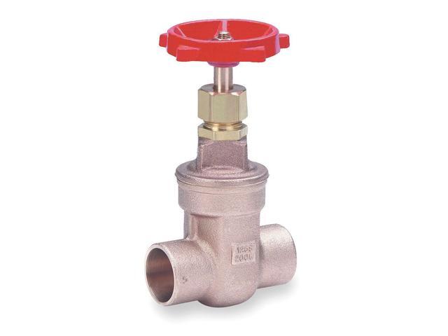 MILWAUKEE VALVE 115 2 1/2 Gate Valve,Class 125,2-1/2 In.,Solder
