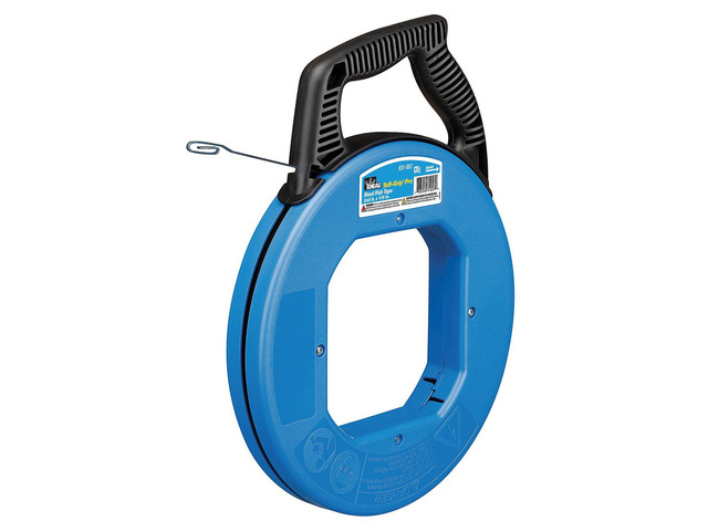 IDEAL 31-056 Fish Tape,1/8 In x 120 ft,Blued Steel