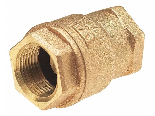 MILWAUKEE VALVE UP548T 1 1/4 1-1/4' Threaded Low Lead Bronze Spring Check Valve