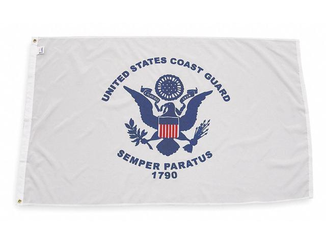 ANNIN FLAGMAKERS 439040 US Coast Guard Flag,3x5 Ft