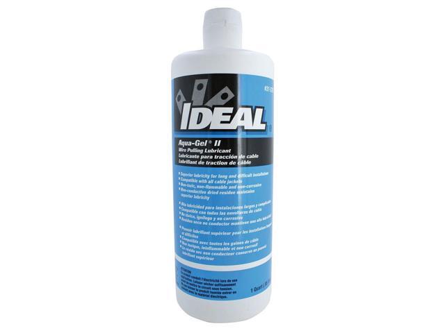 IDEAL 31-378 Wire Pulling Lubricant,1 qt. Bottle,Blue