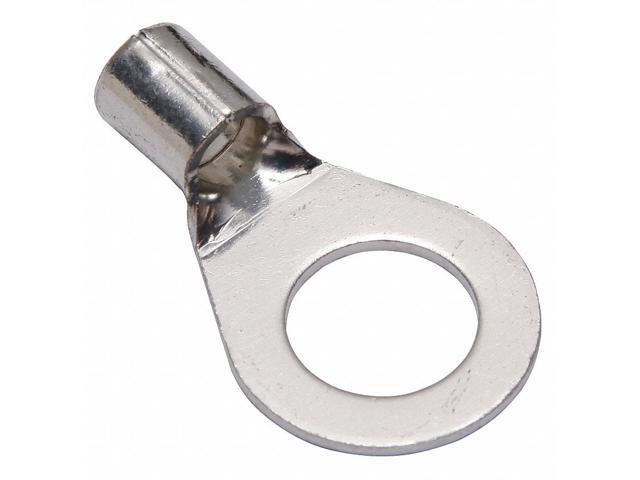 BURNDY YAD6CM12E12 Uninsulated Compression Terminal, 6 AWG Max, 1/2 in Stud,