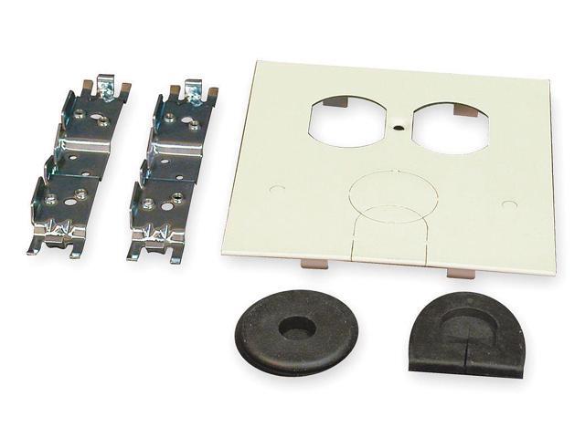 LEGRAND V4047BH Cover Plate Raceway, 4047 Series, 5 1/8 in W, 4-3/4 in L, Ivory