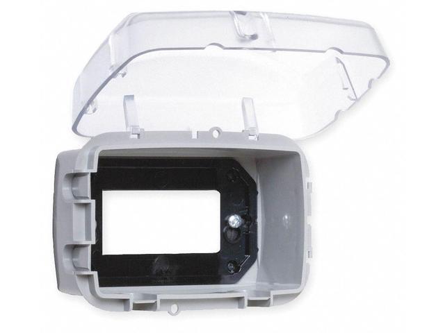 INTERMATIC WP3100C Weatherproof Cover, Switch Box Type, 1 Gang, UV Stabilized