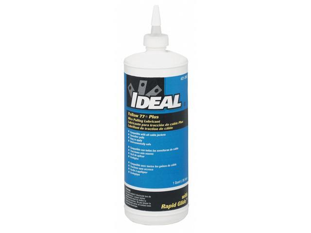 Wire Pulling Lubricant,1 qt. Bottle,Ylw IDEAL 31-398