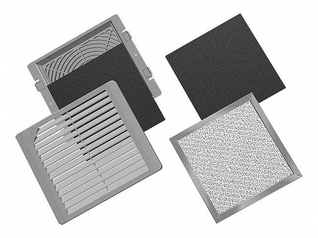 NVENT HOFFMAN AFLTR4 Filter,For Use With 4 in. Fans,PK5