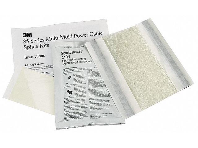 3M 85-14 Splice Kit, 4/0 AWG Max, Black, Epoxy Insulation, 1,000 V