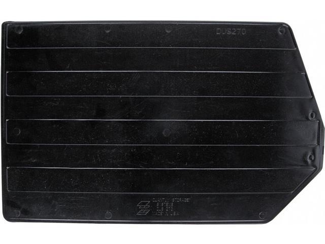 QUANTUM STORAGE SYSTEMS DUS270 Plastic Divider, Black, 17 in L, 10 1/4 in H, 6