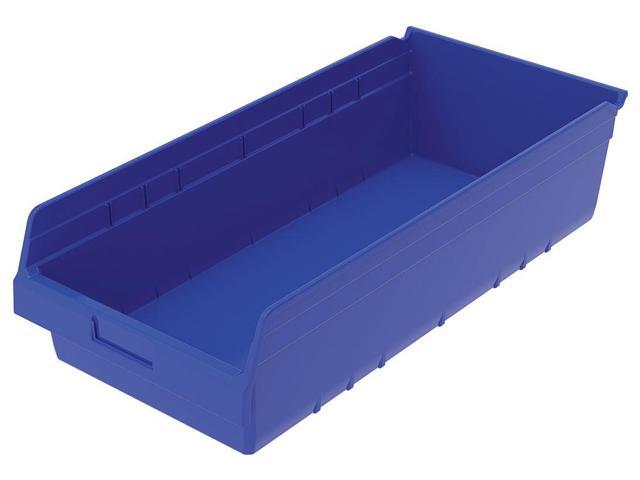Photos - Inventory Storage & Arrangement AKRO-MILS 30014BLUE Blue Shelf Bin, 23-5/8'L x 11-1/8'W x 6'H