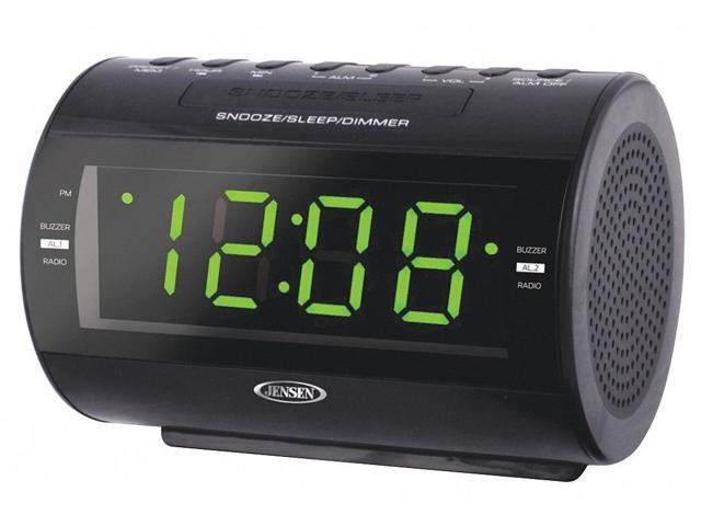JENSEN(R) JCR-210 AM/FM Dual-Alarm Clock Radio