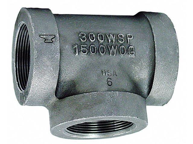 ANVIL 0310516000 Tee Tee, 1/2' Pipe, FNPT, Malleable Iron, Class 300