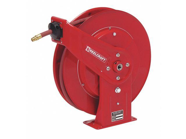 Reelcraft Spring Return Hose Reel,1/4' MNPT,50 ft 7650 OLP