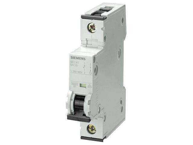 SIEMENS 5SY41205 IEC Supplementary Protector, 20 A, 230/400V AC, 1 Pole, DIN