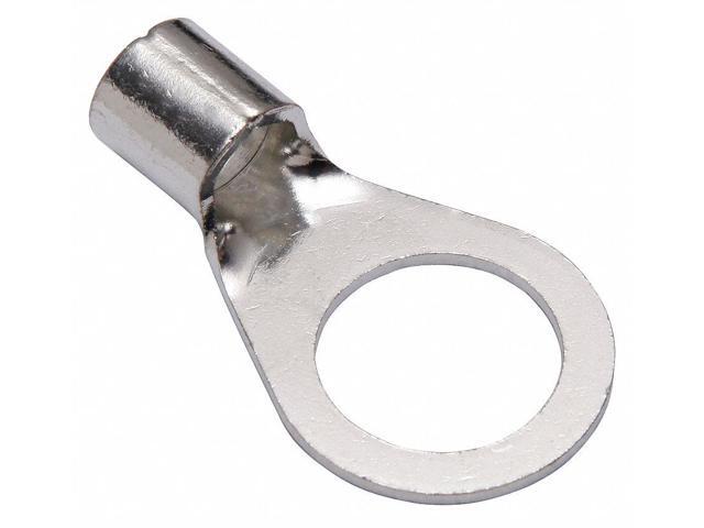 BURNDY YAD2CM20E34 One-Hole Compression Lug, 2 AWG Max, 3/4 in Stud, Long