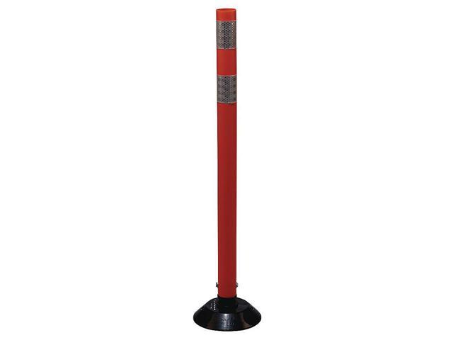 ZORO SELECT 04-36-OWG Delineator Post,Orange,HDPE,36 In