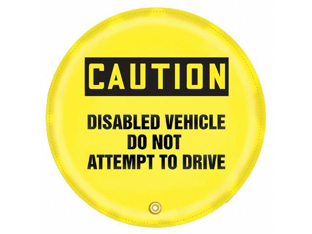 Accuform Steering Wheel Cover,Disabled Vehicle,16 KDD812