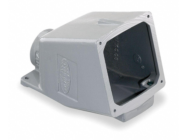 HUBBELL WIRING DEVICE-KELLEMS BB602W Pin & Sleeve Receptacle, 60/63 A, 3 Pole,