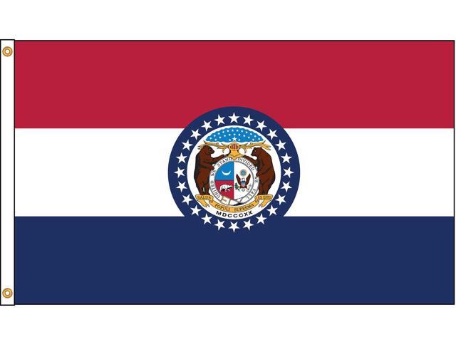 ANNIN FLAGMAKERS 142980 Missouri Flag,5x8 Ft,Nylon