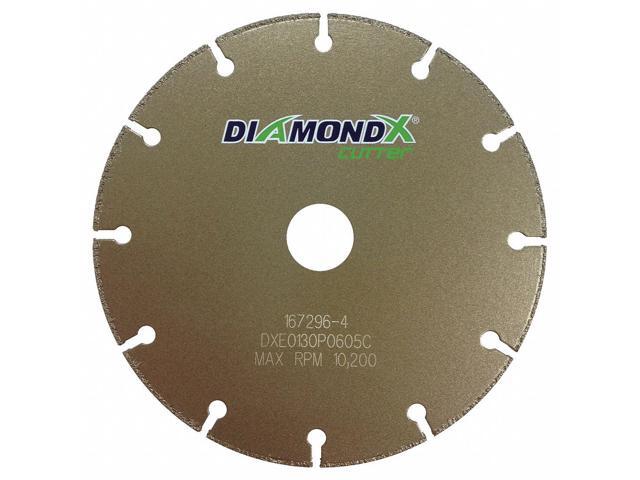DIAMOND VANTAGE DXE0130P0405A CutOff Wheel, 4'x1/2'x5/8', 15250rpm, PK5