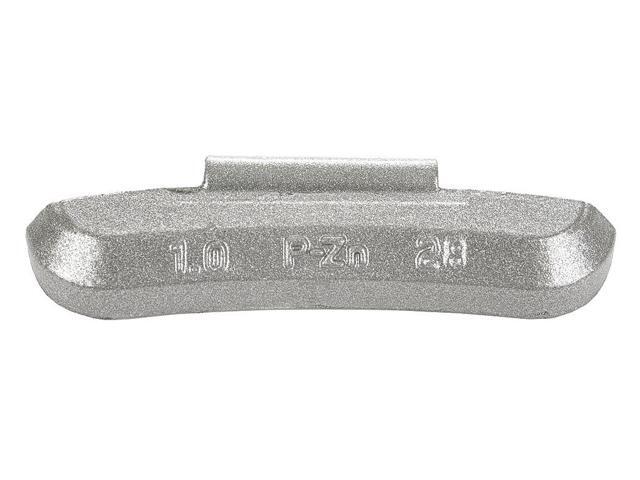 PERFECT EQUIPMENT P100ZU Wheel Weight,PZU Srs,1 Oz.,PK25