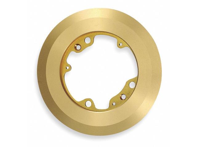HUBBELL WIRING DEVICE-KELLEMS S3082 Box Cover, Floor Box Type, 1 Gang, Brass