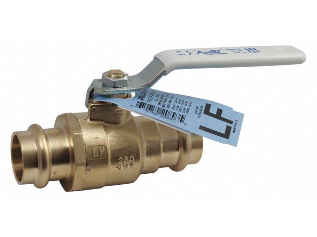APOLLO VALVES 77VLF10701 1-1/2' Press Brass Ball Valve Inline