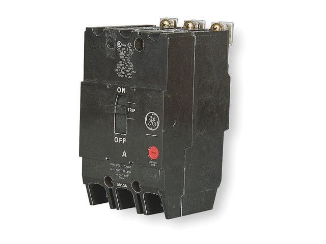 GE TEY360 Molded Case Circuit Breaker, TEY Series, 60A, 3 Pole, 277/480V AC,