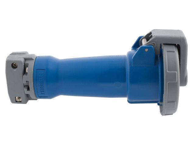 HUBBELL WIRING DEVICE-KELLEMS HBL330C6W Watertight Pin & Sleeve Connector, 30