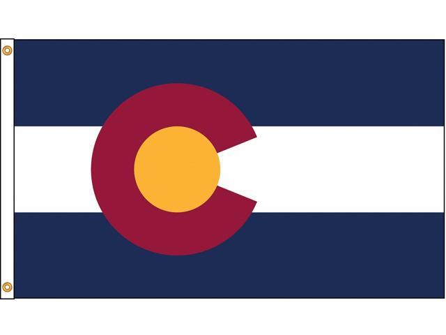 ANNIN FLAGMAKERS 140670 Colorado Flag,4x6 Ft,Nylon