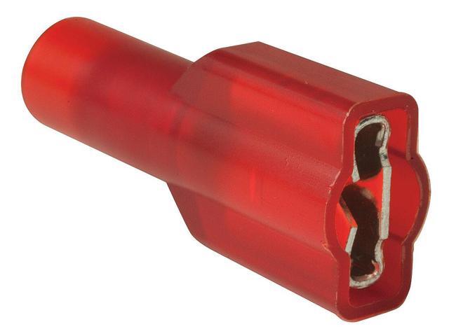 3M MNU18-187DFIX Female Disconnect, Red, 22-18AWG, PK100