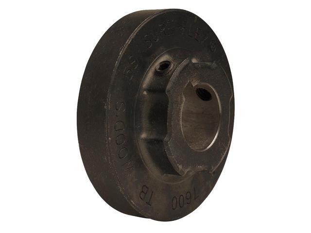 TB WOODS 6J114 Sure-Flex Sleeve Coupling Flange, 6J, Bore 1-1/4'