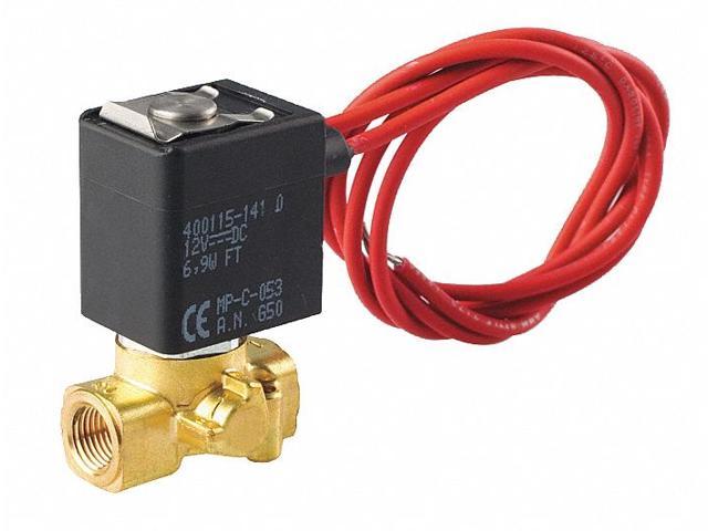 Photos - Other sanitary accessories ASCO U8256A091V 24V AC Brass Fuel Gas Solenoid Valve, Normally Closed, 1/8