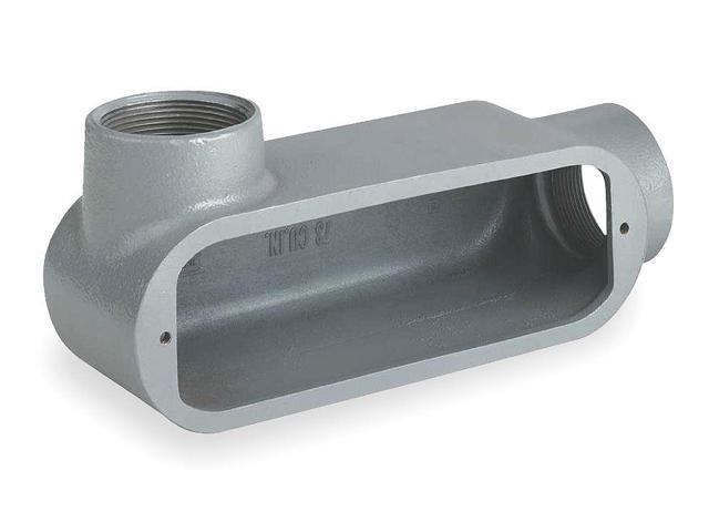 Photos - Air Conditioning Accessory HUBBELL KILLARK OLL-1M Conduit Outlet Body, Iron, LL, 1/2 In.