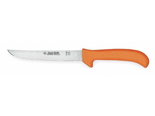 DEXTER RUSSELL 11243 Poultry Knife,Wide,3 3/4 In,Poly,Orange