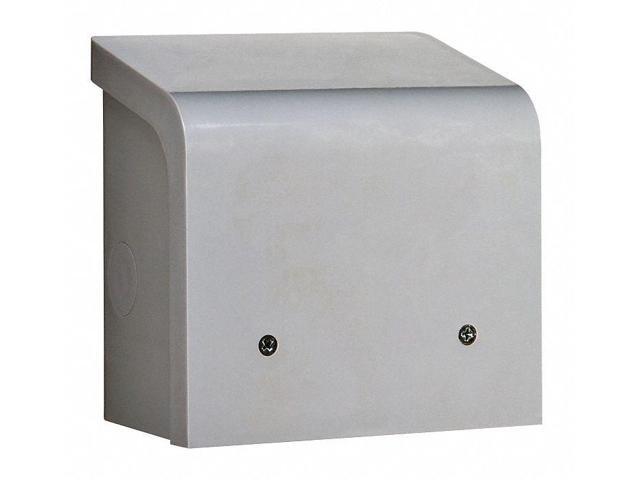 RELIANCE CONTROLS PBN50 Non-Metallic Power Inlet Box,Amps 50
