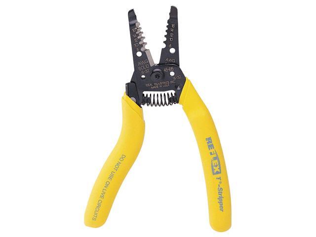 IDEAL 45-615 7 in Wire Stripper Solid: 8 to 16 AWG, Stranded: 10 to 18 AWG