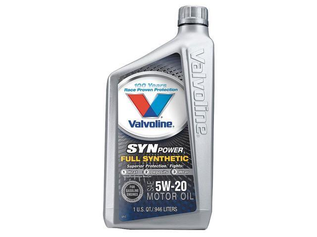 Valvoline Full Synthetic Engine Oil, 32 oz. Bottle, SAE Grade: 5W-20, Amber