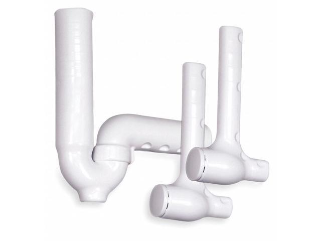 TRUEBRO 82193 1-1/4- 1-1/2 ' Dia., Molded Vinyl, Trap, P-Trap Cover (Two Angle