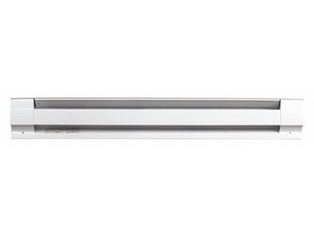 CADET 3F750W 36' Electric Baseboard Heater, White, 563/750W, 208/240V