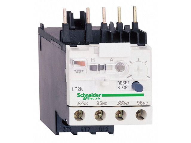 SCHNEIDER ELECTRIC LR2K0306 Overload Relay, 1NC/1NO, 0.80 A Min current, 1.2 A
