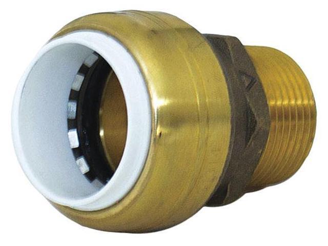 ZORO SELECT UIP120 1/2' Push-to-Connect Brass Male Adapter