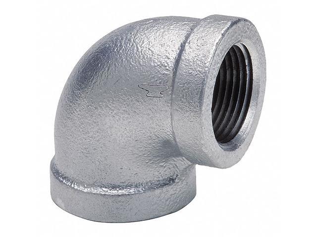 Anvil 1101 Galvanized Class 150 90 Deg Standard Elbow, 3'