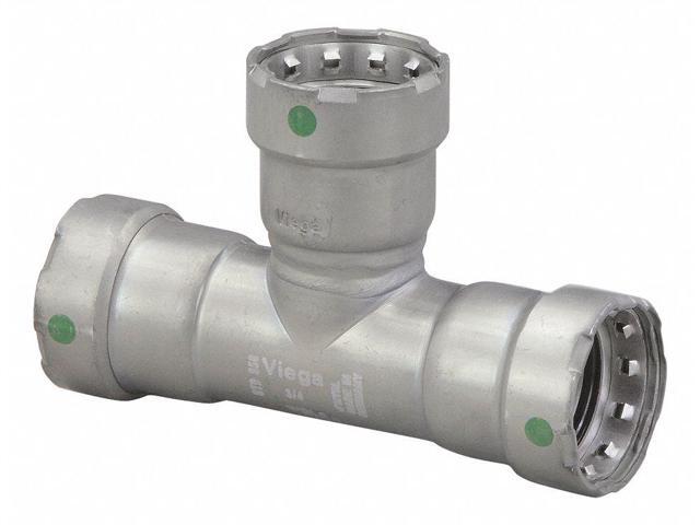 VIEGA 25330 Viega MegaPress tee, 3/4' x 3/4' x 1/2'