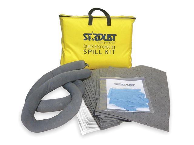 STARDUST D715 Spill Kit, Chem/Hazmat, Yellow