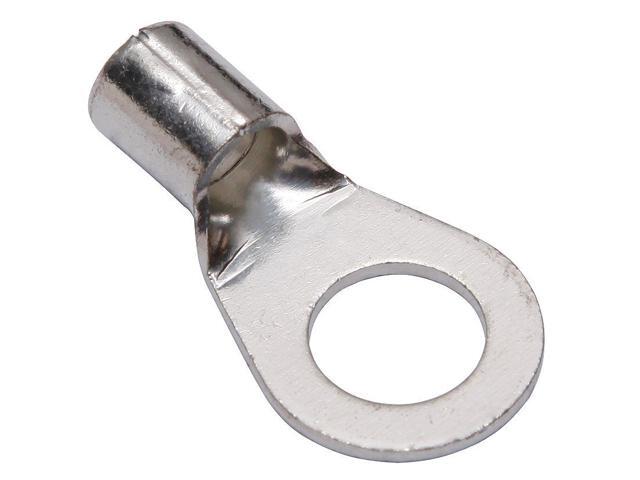 BURNDY YAD6CM10E38 Uninsulated Compression Terminal, 6 AWG Max, 3/8 in Stud,